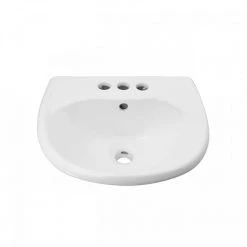 RENOVATORS SUPPLY MANUFACTURING Ondine 16 in. Wall Mounted Bathroom Sink in White with Overflow