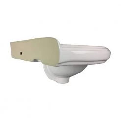 RENOVATORS SUPPLY MANUFACTURING Portsmouth 22 in. Corner Wall Mounted Bathroom Sink in White with Overflow and Bracket -Bathroom Sinks Sales white wall mount sinks 97333 44 1000