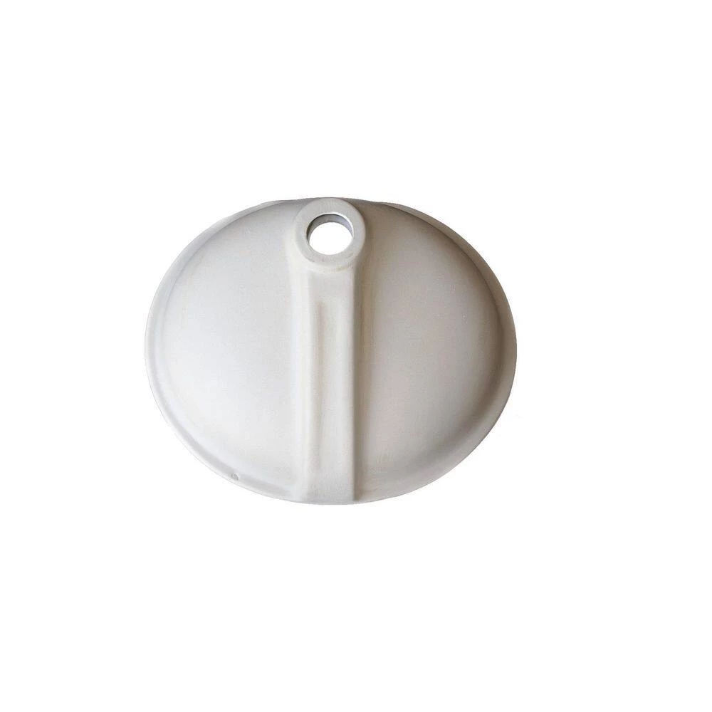 Wells Sinkware 20 in. x 16 in. x 8 in. Wells Oval Vitreous Ceramic Lavatory Single Bowl Undermount in White 5 Wells Sinkware 20 in. x 16 in. x 8 in. Wells Oval Vitreous Ceramic Lavatory Single Bowl Undermount in White - Image 3