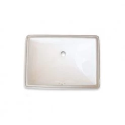 Wells Rhythm Series 22 in. Rectangular Undermount Single Bowl Bathroom Sink in White -Bathroom Sinks Sales white wells undermount bathroom sinks rtu2216 6w 1f 1000